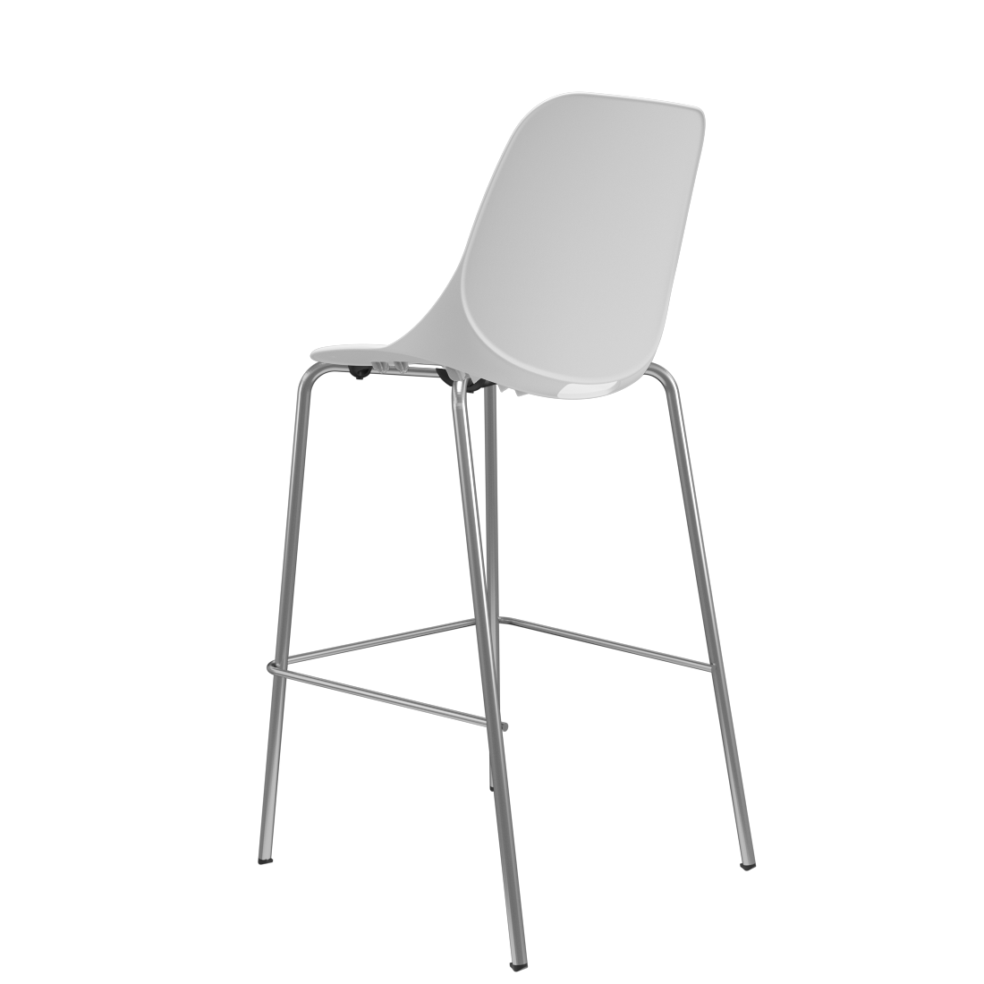 Banqueta Quick Fixa 4 pés Plaxmetal